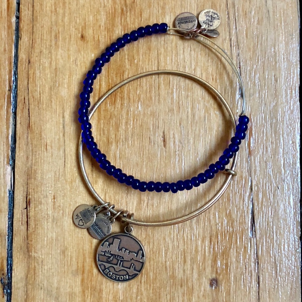 Alex and Ani Boston Strong bangle bracelet set